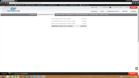 Финансов на счету доступных к выводу